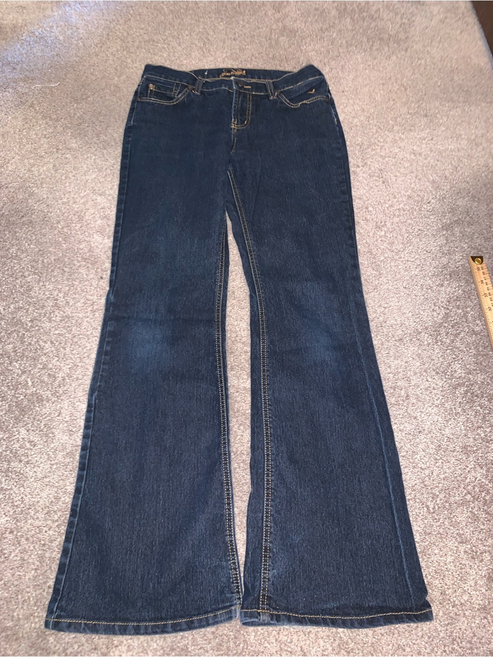 Grane Dark Blue Flare Jeans